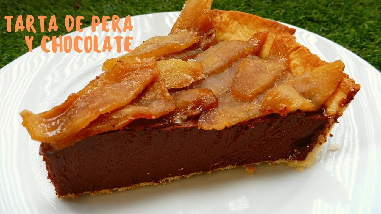 TARTA DE PERA y CHOCOLATE receta