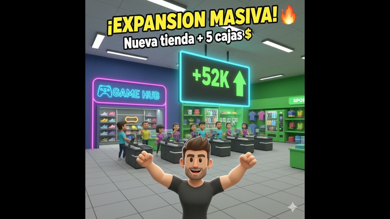 Episodio 34   Abrimos tienda de juegos y ampliamos deporte al máximo 🎮💪   Mall Simulator