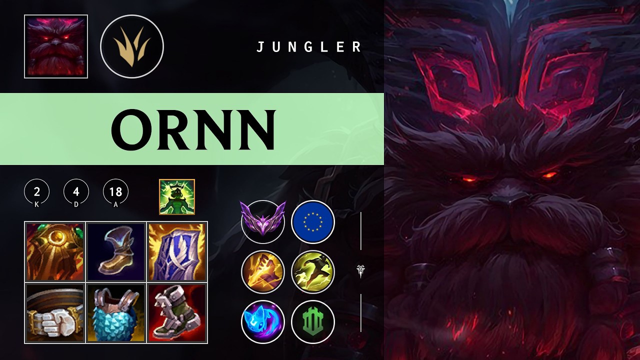 Ornn Jungle vs Jarvan IV - EUNE Master Patch 26.07