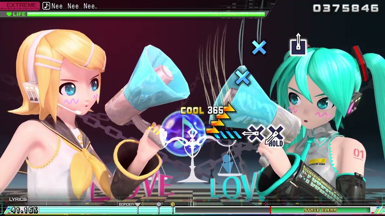 Nee Nee Nee. | Project Diva Mega Mix+ ( FX Mod ) | Extreme Perfect
