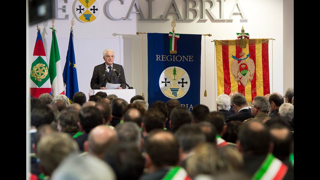 Intervento Presidente Mattarella inaugurazione cittadella regione Calabria - catanzaro