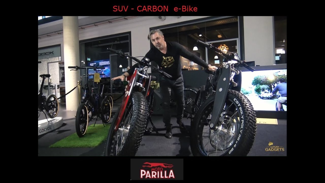 Motoparilla Carbon e-Bike. SUV eBike. CRAZYYY BIKE