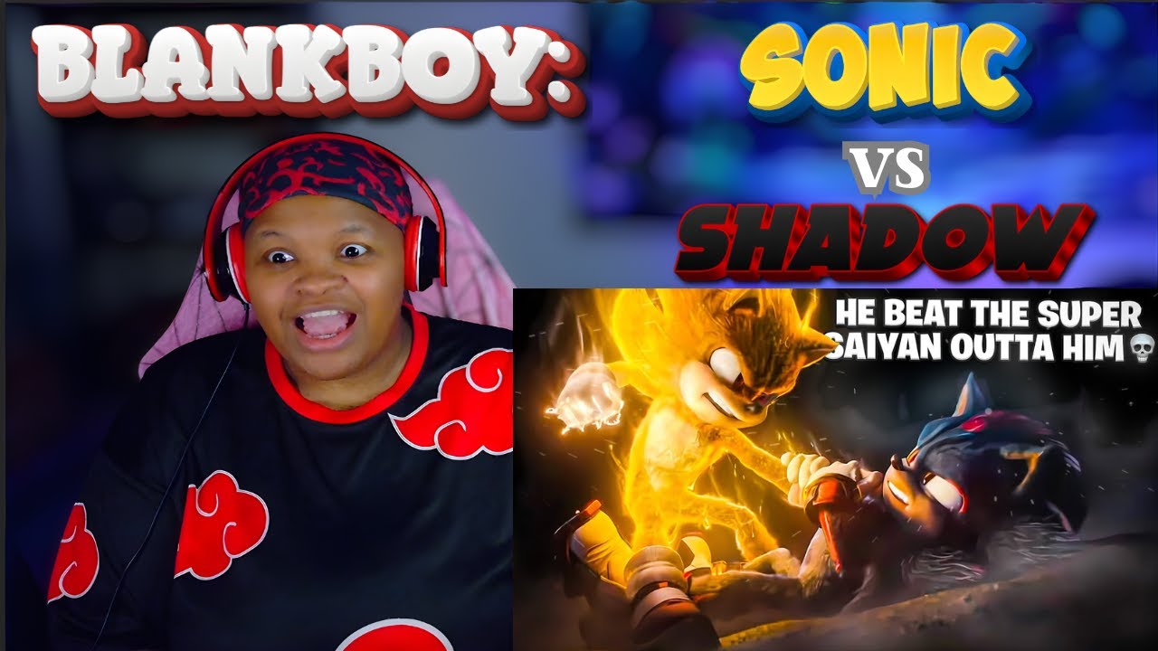 {BlankBoy} When SONIC and SHADOW ran a Dragon Ball Z level FADE | REACTION