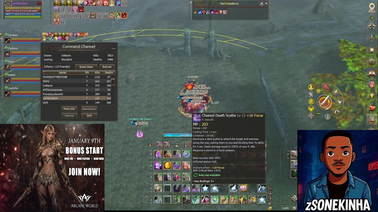 Arcane World (Server Wolf) Class SK lv 119
