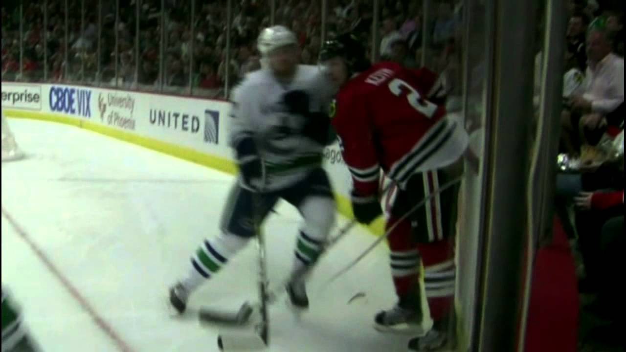 Daniel Sedin questionnable hit on Duncan Keith. March 21st 2012