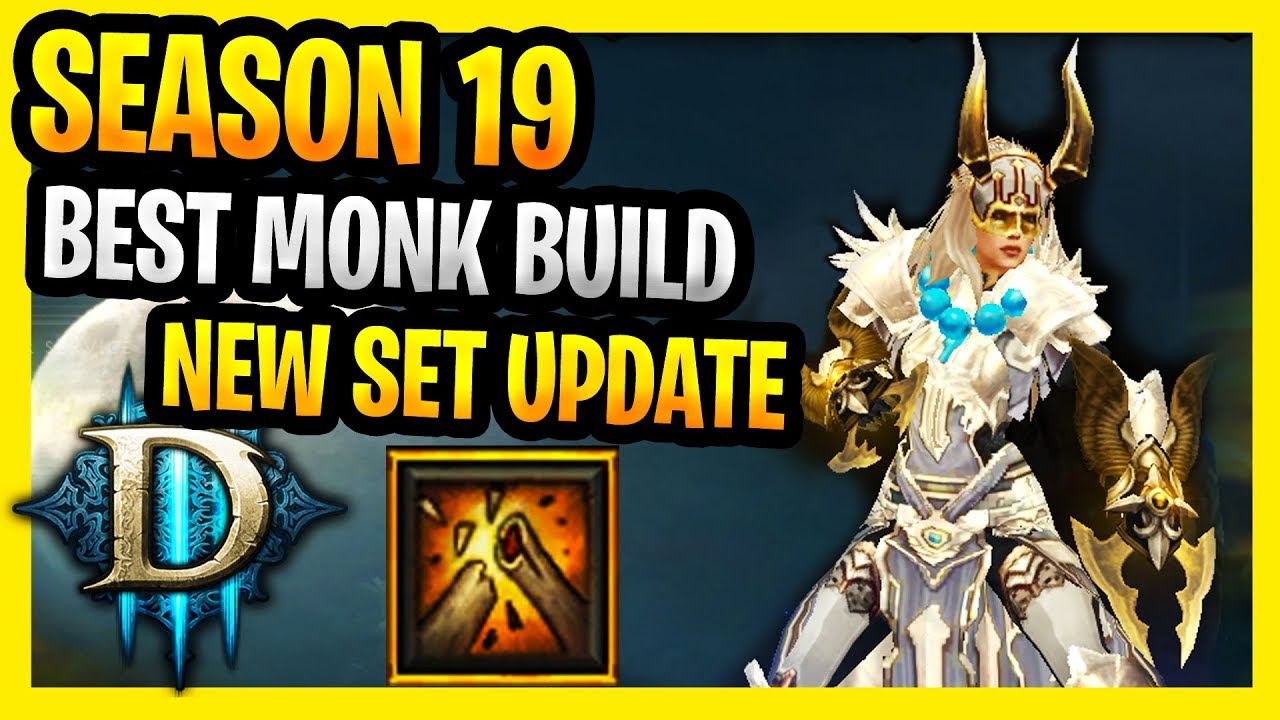 Best Monk Build Season 19 Using Patterns Of Justice New Set Diablo 3 Season 19 Monk Tempest Rush