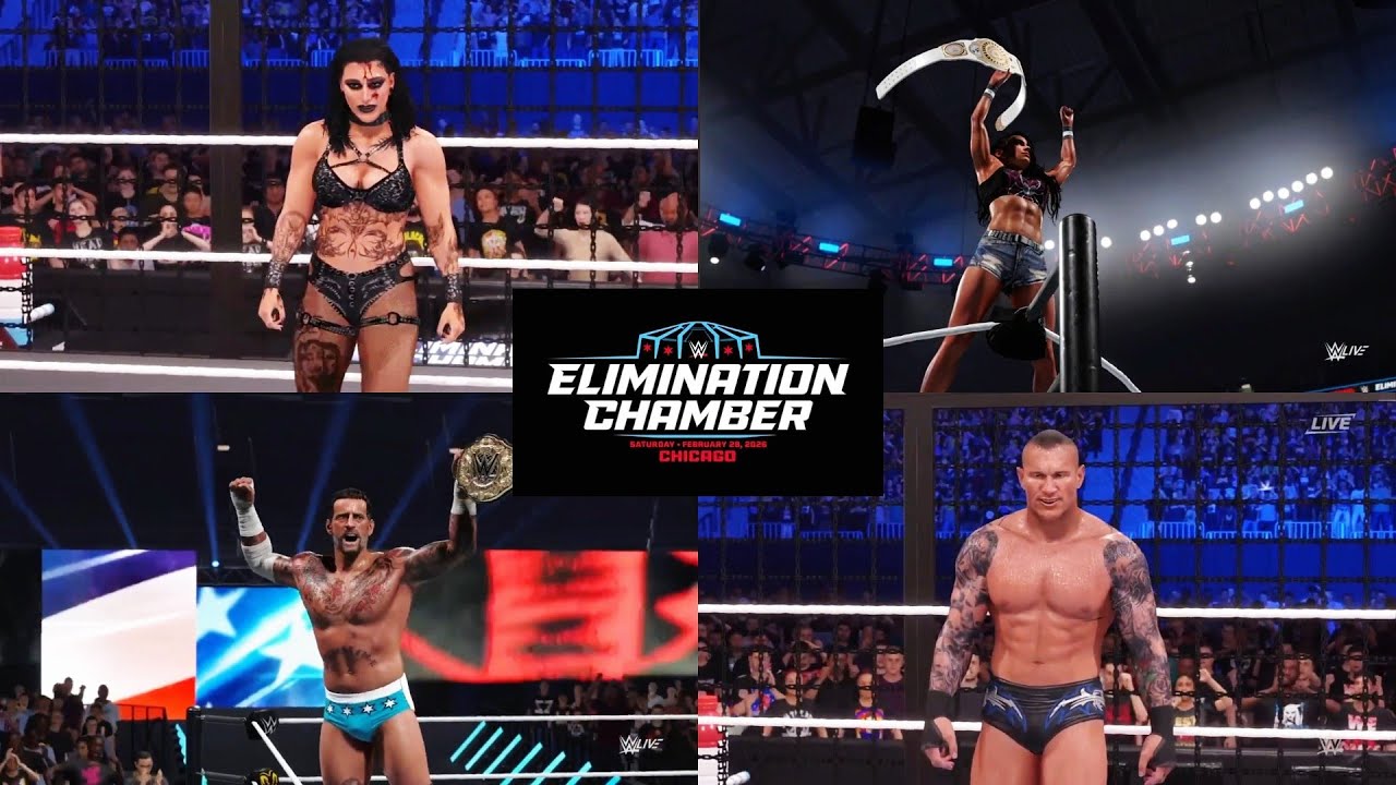 WWE 2K25: Top WWE Elimination Chamber 2026 Moments!