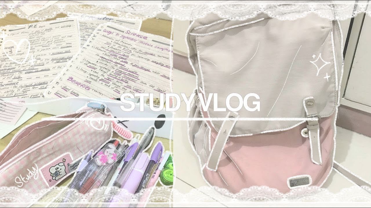 Study with me | Studying, ILLIT, Note Taking, Exams 🐇