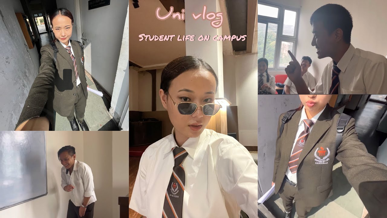 UNI VLOG a realistic day in my life Sikkim Manipal university || MA📒