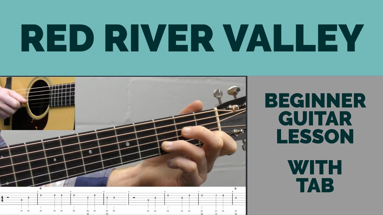 Red River Valley | Beginner Bluegrass Guitar Lesson With Tab