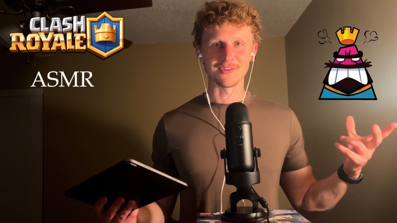 ASMR Clash Royal Gameplay (I almost break my ipad)