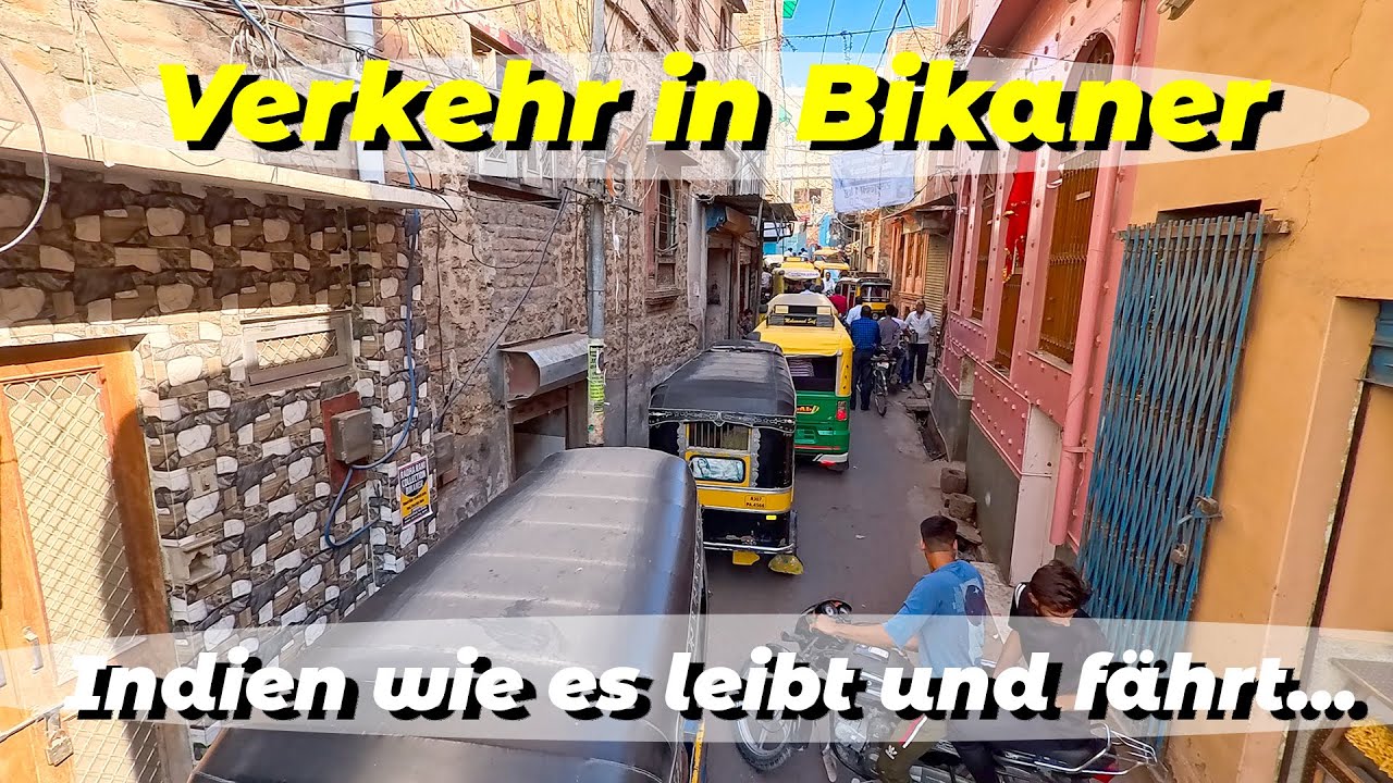 Chaos auf drei Rädern: Tuk-Tuk 🛺 Abenteuer & Jain-Tempel-Zauber in Bikaner (Indien) 🇮🇳