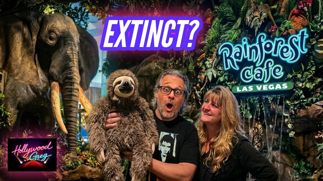 Осталось всего 16! Что внутри Rainforest Cafe LAS VEGAS?