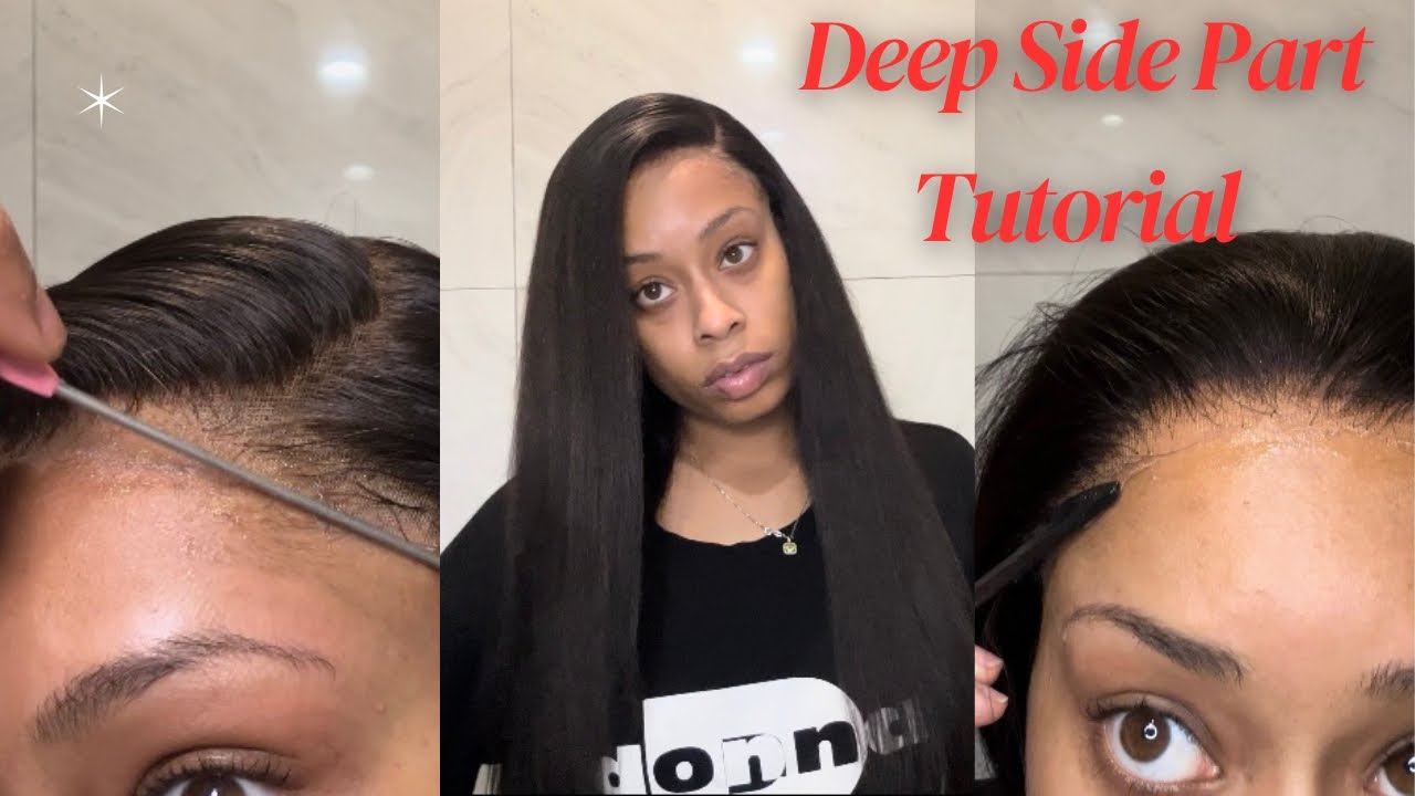 DEEP SIDE PART WIG | HD LACE CLOSURE INSTALL | BEGINNER FRIENDLY #hairtutorial #beauty #sidepart