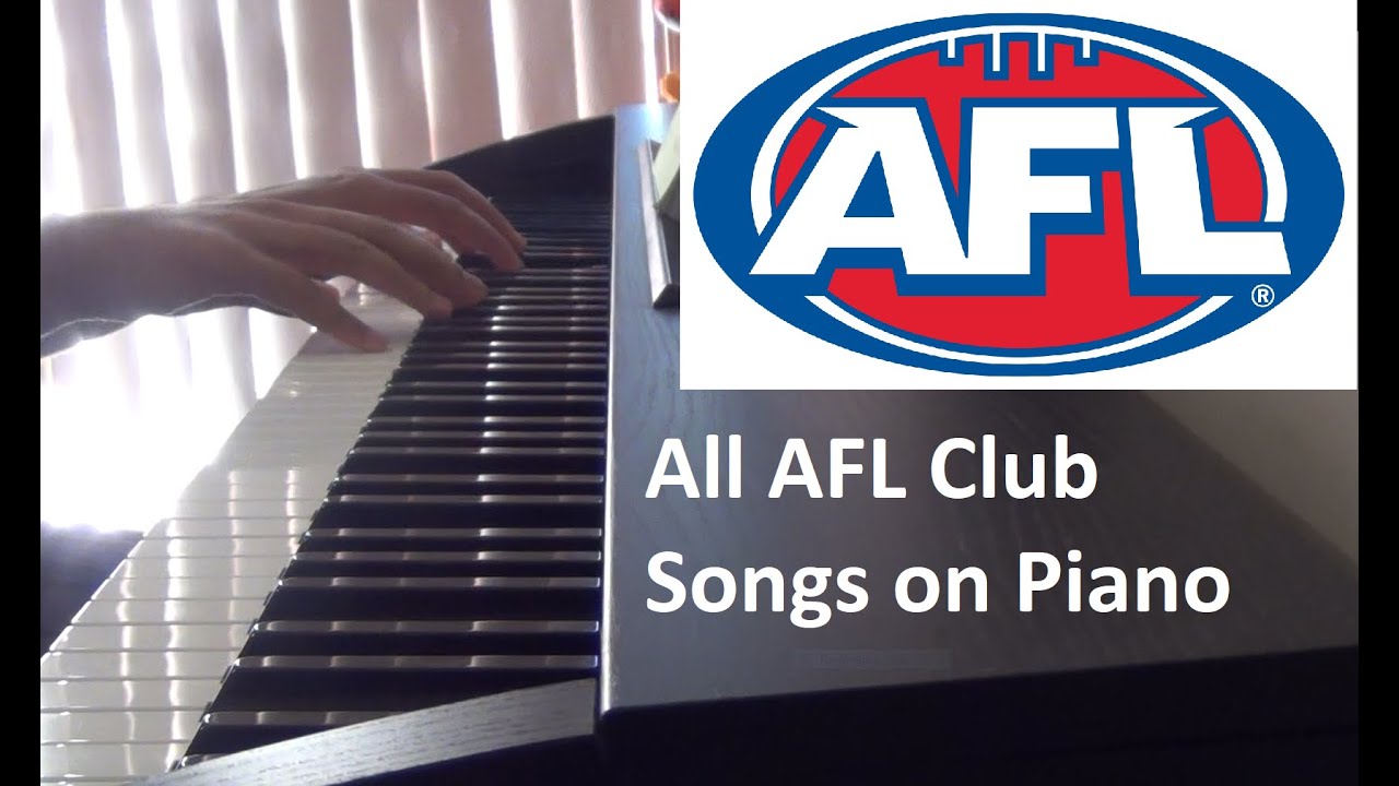 All AFL Club Songs on Piano