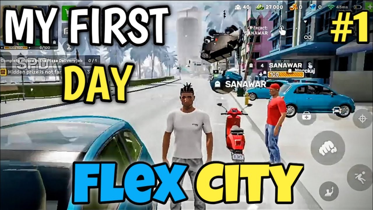 MY FIRST DAY in FLEX CITY! 😱🔥 Biggest Open World Android Game | Episode 1