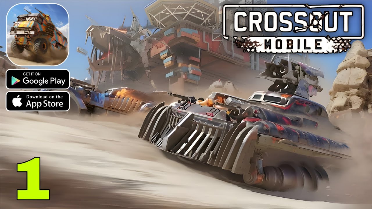 Crossout Mobile PvP Auction Gameplay (Android/iOS)
