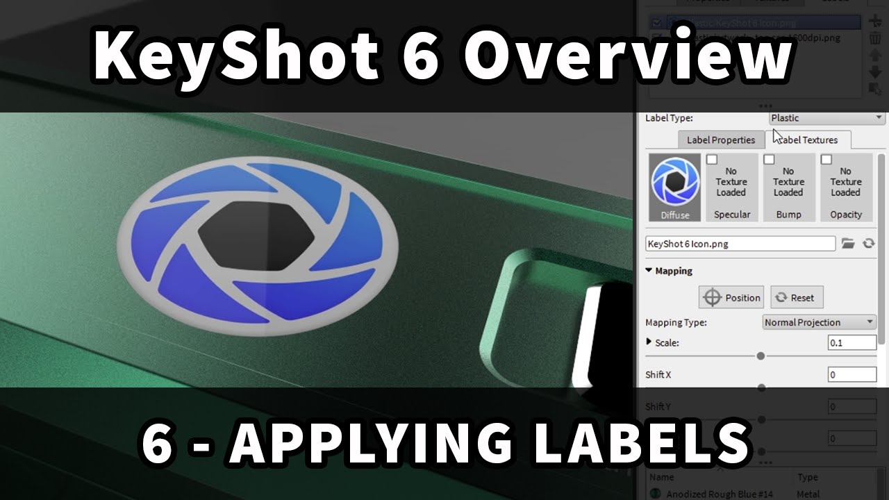 KeyShot 6 Overview: 6 - Applying Labels