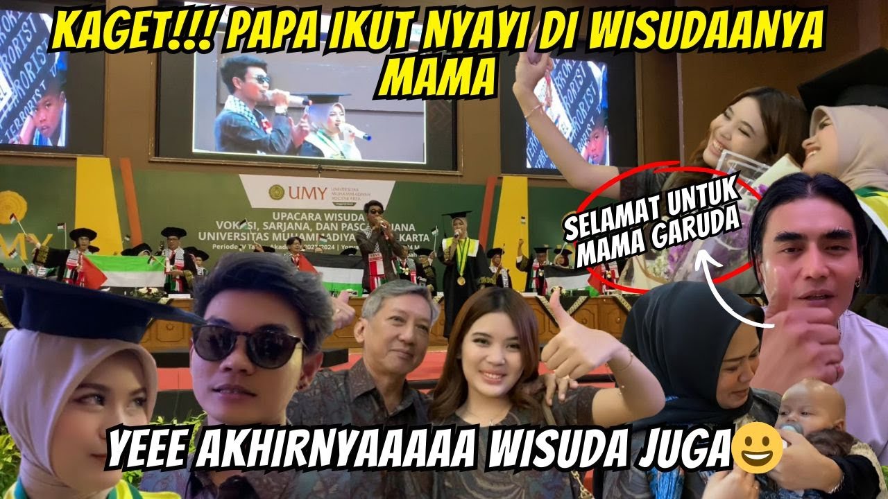 Banyak ucapan selamat berdatangan ke Wisuda Nabila Maharani