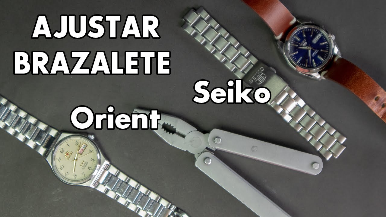 Como Ajustar Brazalete de Seiko u Orient | Ajustar Brazalete de Reloj