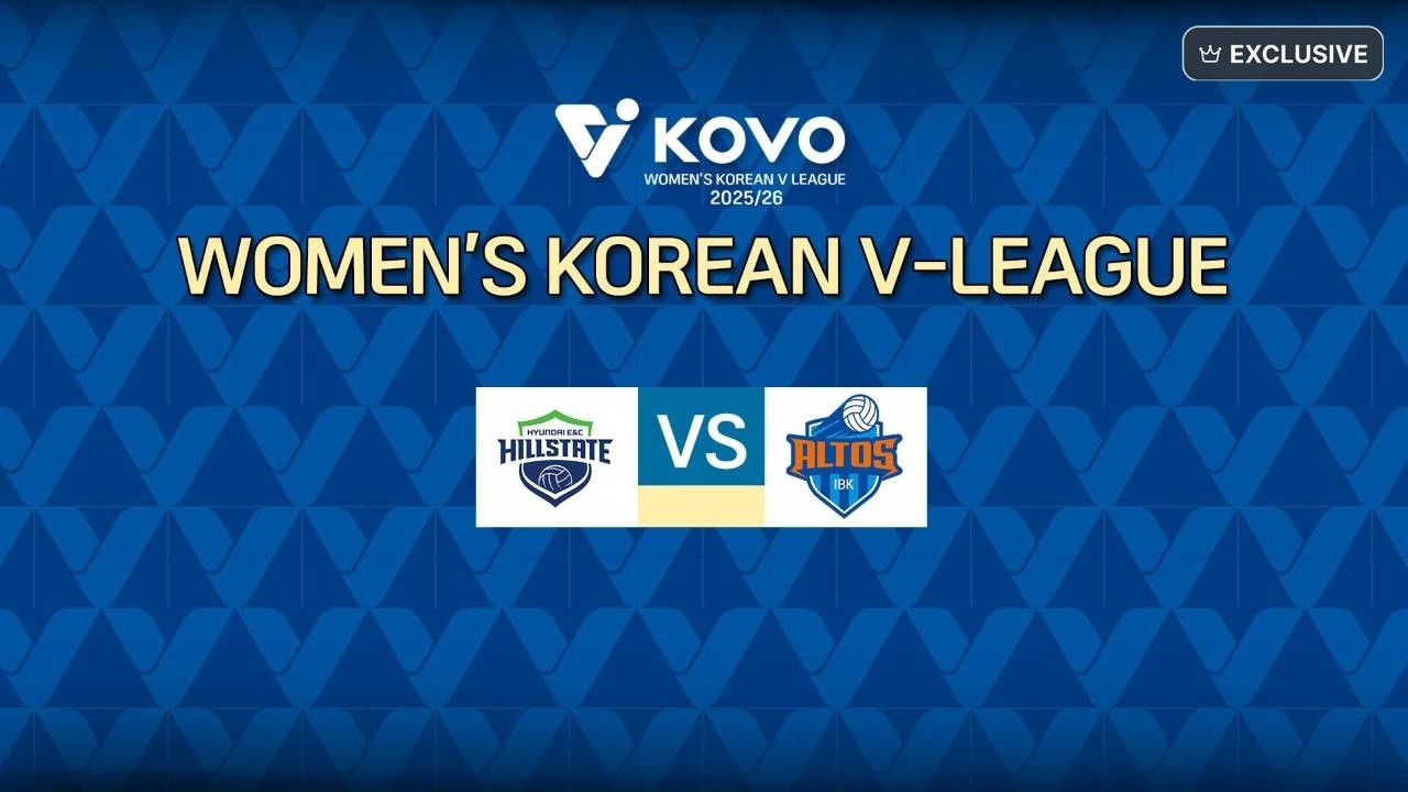 🔴 HYUNDAI E&C VS IBK ALTOS - VLEAGUE KOREA - LIVE SCORE
