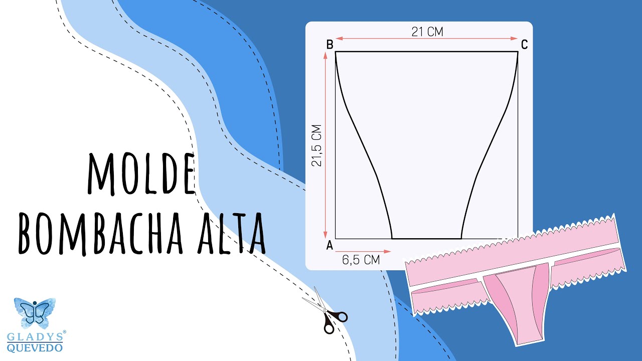 Molde Bombacha Alta | Gladys Quevedo