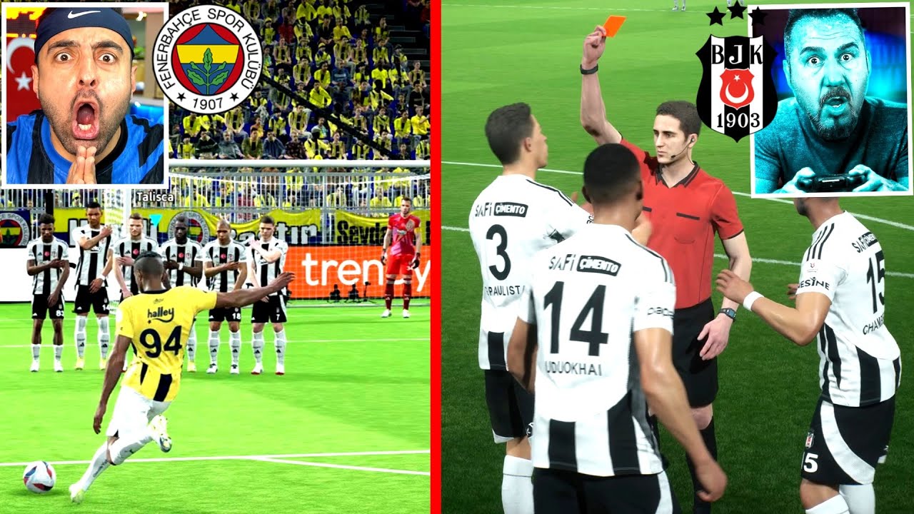 OLAYLI DERBİ ! TALİSCA 26 METRE FRİKİK GOL 😱 FENERBAHÇE - BEŞİKTAŞ ! ÜMİDİ VS SESEGEL ! EFOOTBALL 25