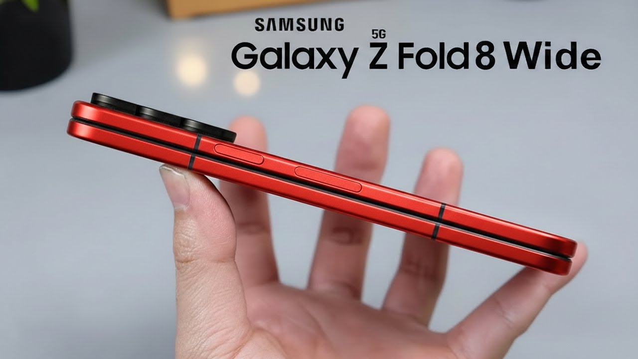Galaxy Z Fold 8 Wide LEAKS — 7.6-Inch Foldable, Productivity Power & Apple iPhone Fold Rival!