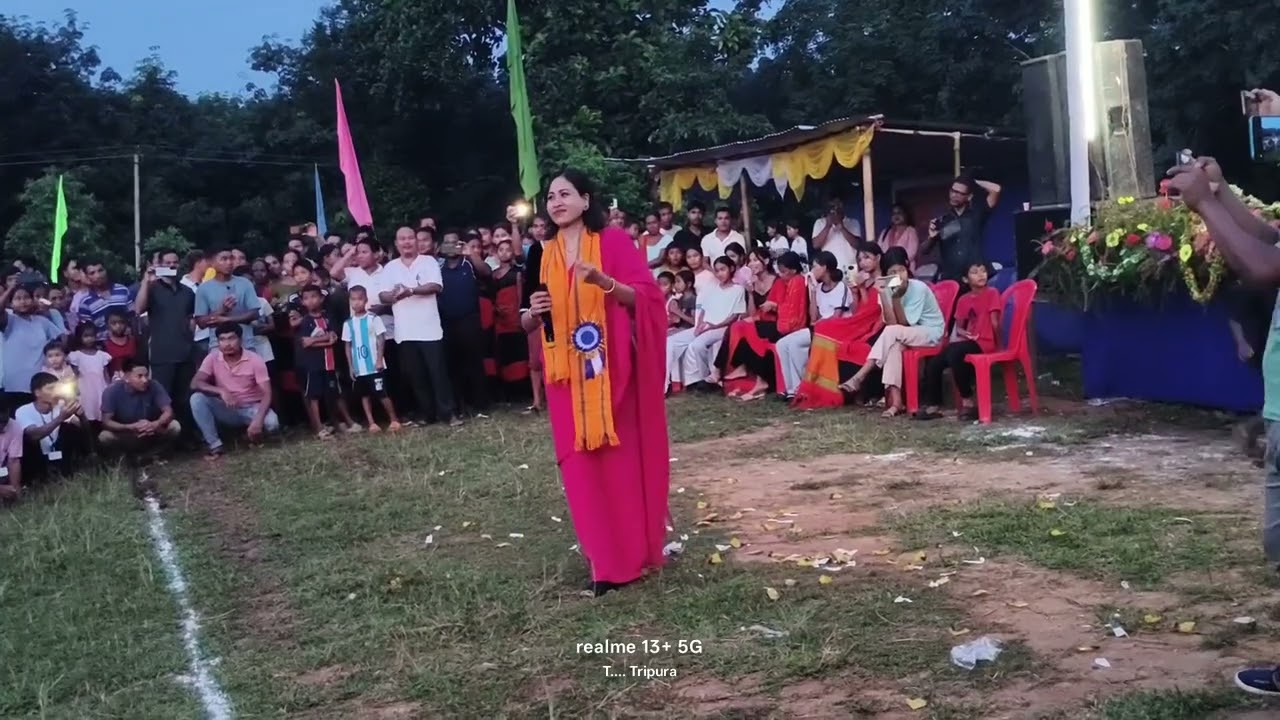 ~~~Final match Twiphuma program Swargasree Debbarma ~~~
