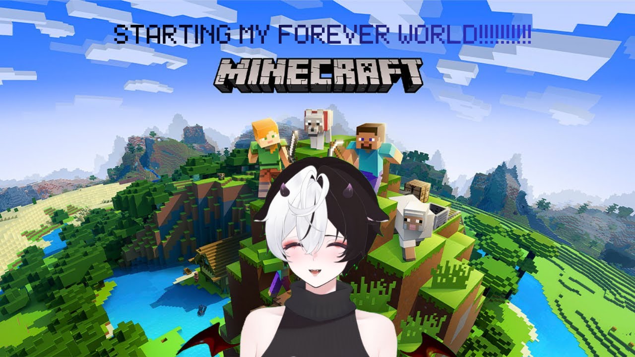 FEMBOY starts his FOREVER minecraft world!
