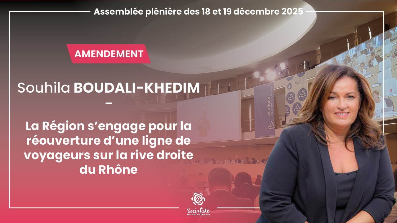 La Région s'engage pour la réouverture d'une ligne de voyageurs sur la rive droite du Rhône