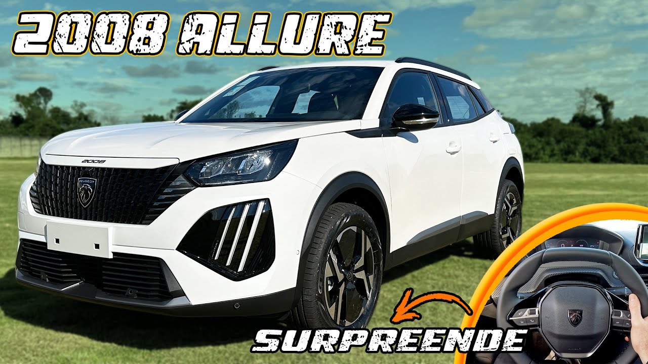 NOVO PEUGEOT 2008 ALLURE 2025 - Conheça A Versão Intermediária Muito Bem Equipada!