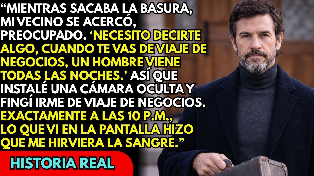 Mi Vecino Susurró: “Un Hombre Entra en Tu Casa Cada Vez Que Viajas”… Entonces Hice Esto
