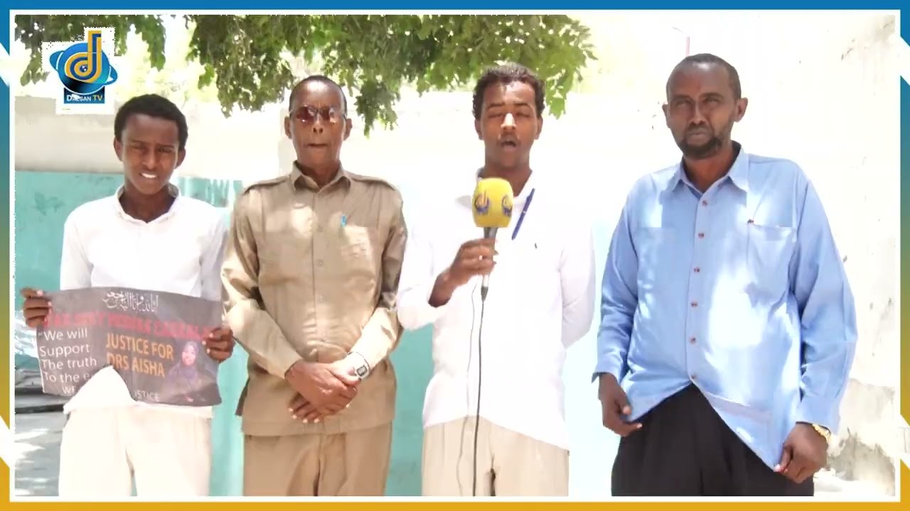 Ardayda,Macallimiinta iyo Maamulka Iskuulka Al Fajri ayaa dhigay isu soo bax ay cadaalad