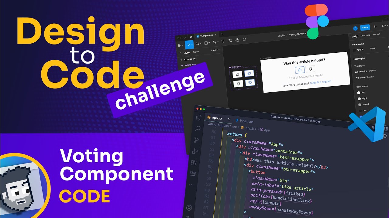 Design to Code Voting Component (Code)