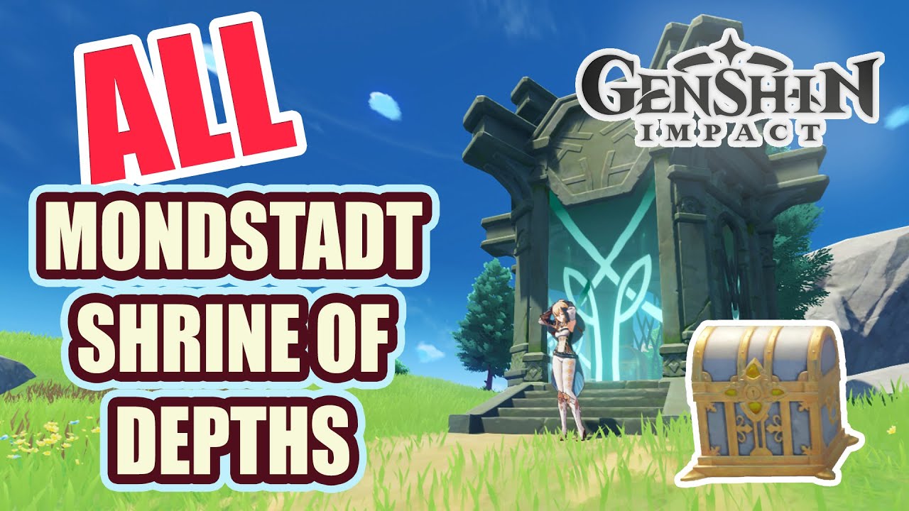 ALL MONDSTADT SHRINE OF DEPTHS LOCATIONS 【 Genshin Impact 】