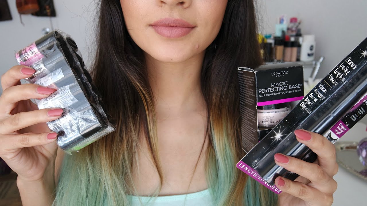 ASMR Mini Beauty Haul ♡ Fast Tapping, Loud Crinkles, Closeup, Whispering
