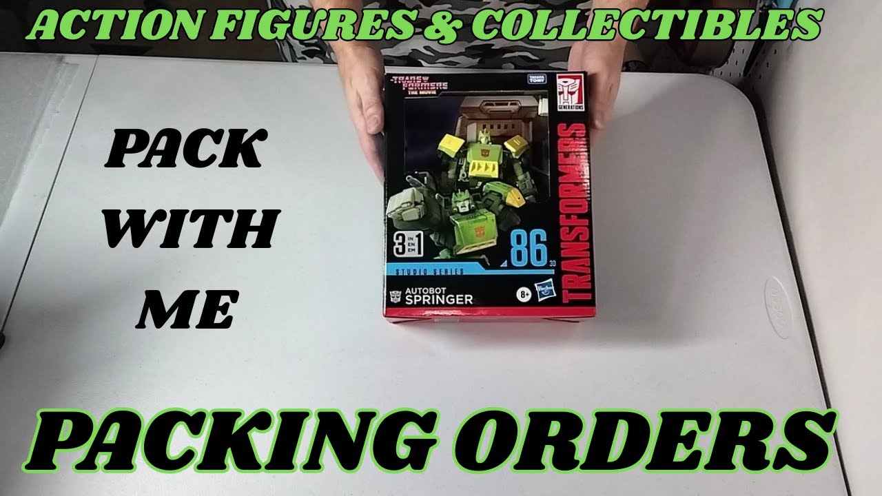 Packing orders for my small business | Action Figures | Transformers | No Talking | EP77