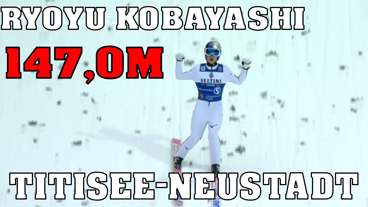 Ryoyu Kobayashi springt auf 147,0m in Titisee-Neustadt