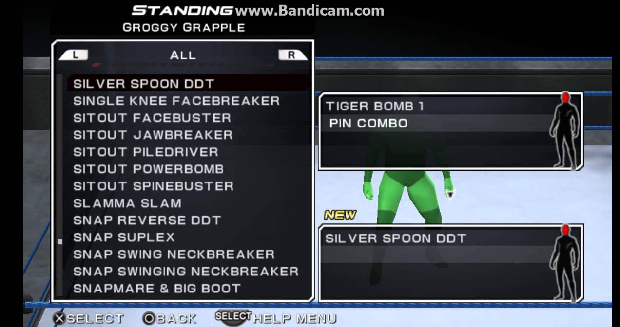 WWE SVR 11 PSP Roman Reigns Moveset