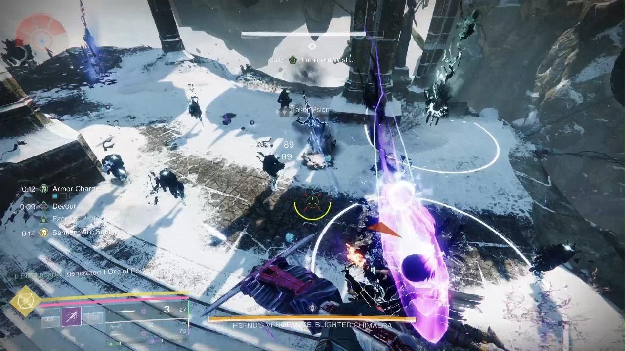 Warlord's Ruin Hefnd's Vengeance, Blighted Chimaera #DarkAgeHunt #Destiny2