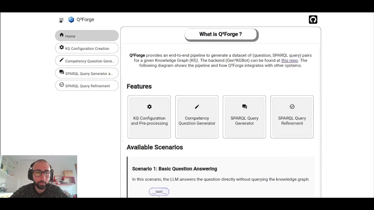 Q²Forge Tutorial: Minting Competency Questions and SPARQL Queries for QA Over Knowledge Graphs