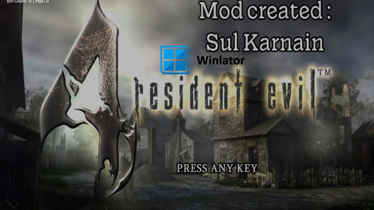 Re4 UHD TIME TO DIE,mod  winlator/ مود الاندنوسي على محاكي