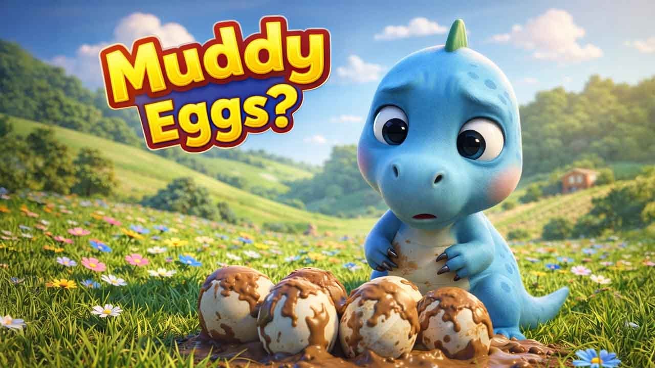 Muddy Eggs on Dino Farm 🦕 | Dino Farm TV