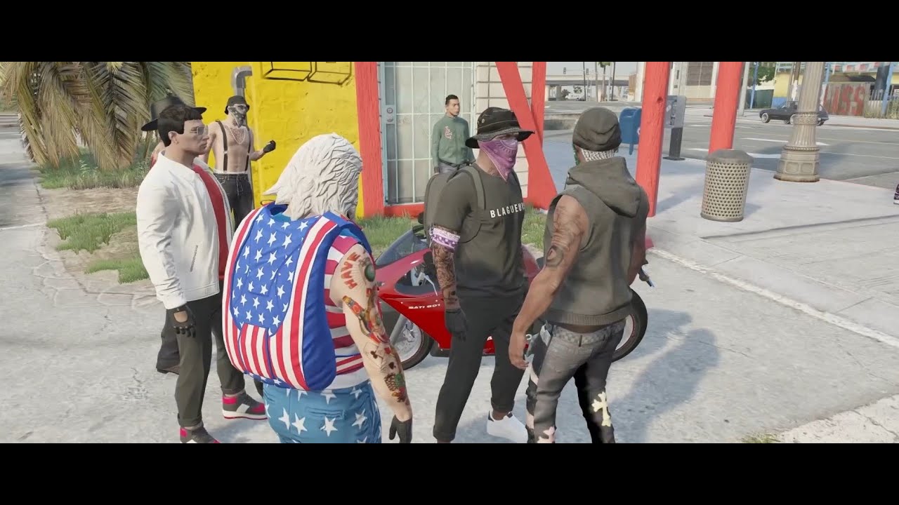 Ballas VS GSF First Fight (Multi POV)