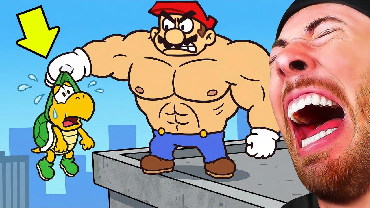 Самые смешные анимационные мемы по Super Mario! Попробуйте не засмеяться!