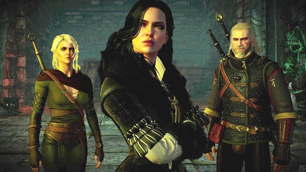 THE WITCHER 3 - Geralt, Ciri & Yen visit Avallach's laboratory [4K, 60fps]