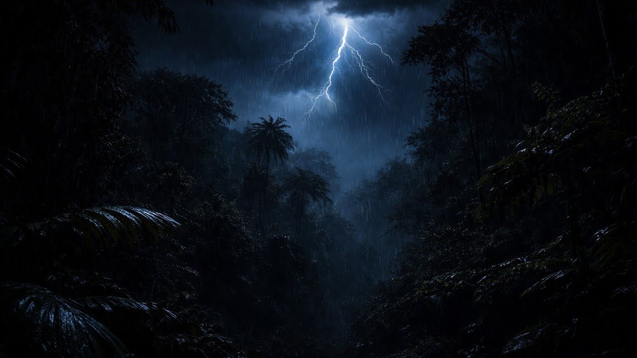 Heavy Rain & Thunder Sounds for Sleep, Relaxation and Anxiety Relief