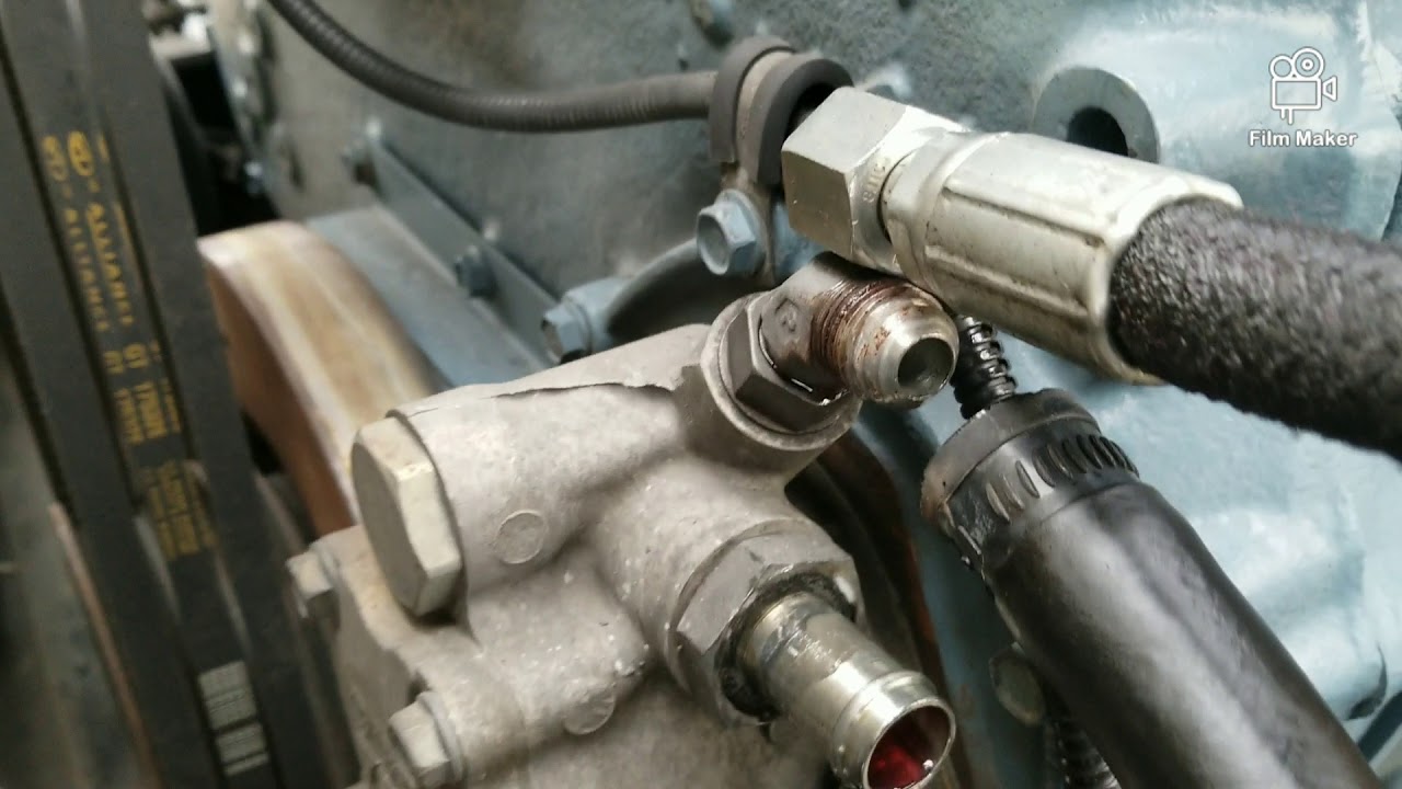 Changing Power Steering Pump on a Freightliner Coronado