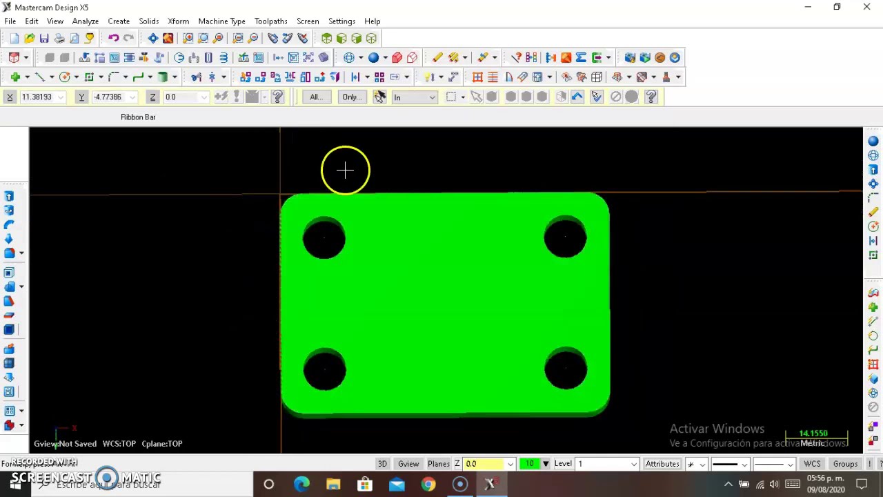 tutorial mastercam para principiantes